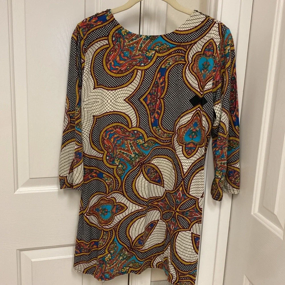 Multicolor Bohemian Women's Top
 Joyous and free large - Picture 4 of 4